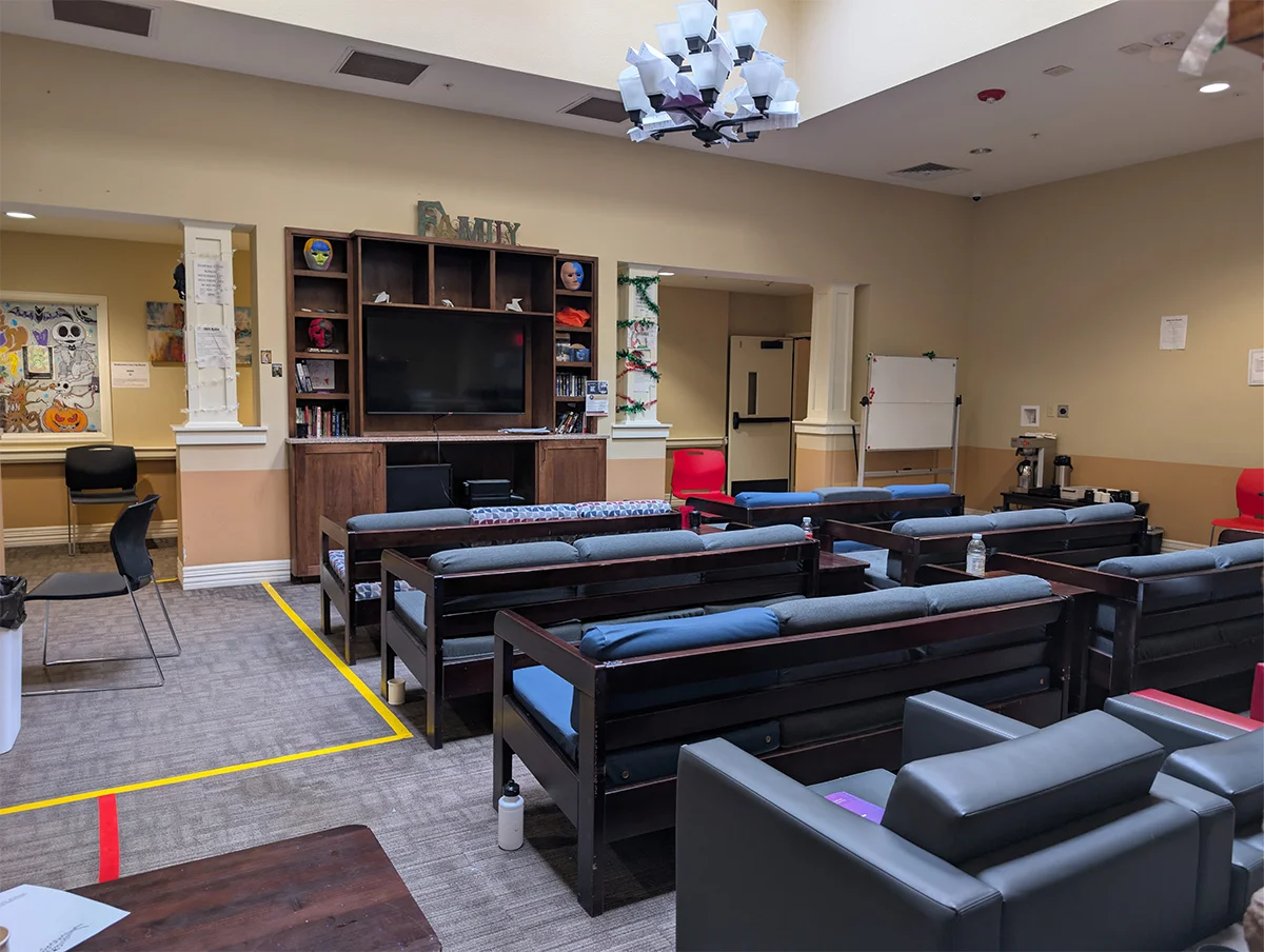 A common area at Spring Grove Recovery in Colorado Springs