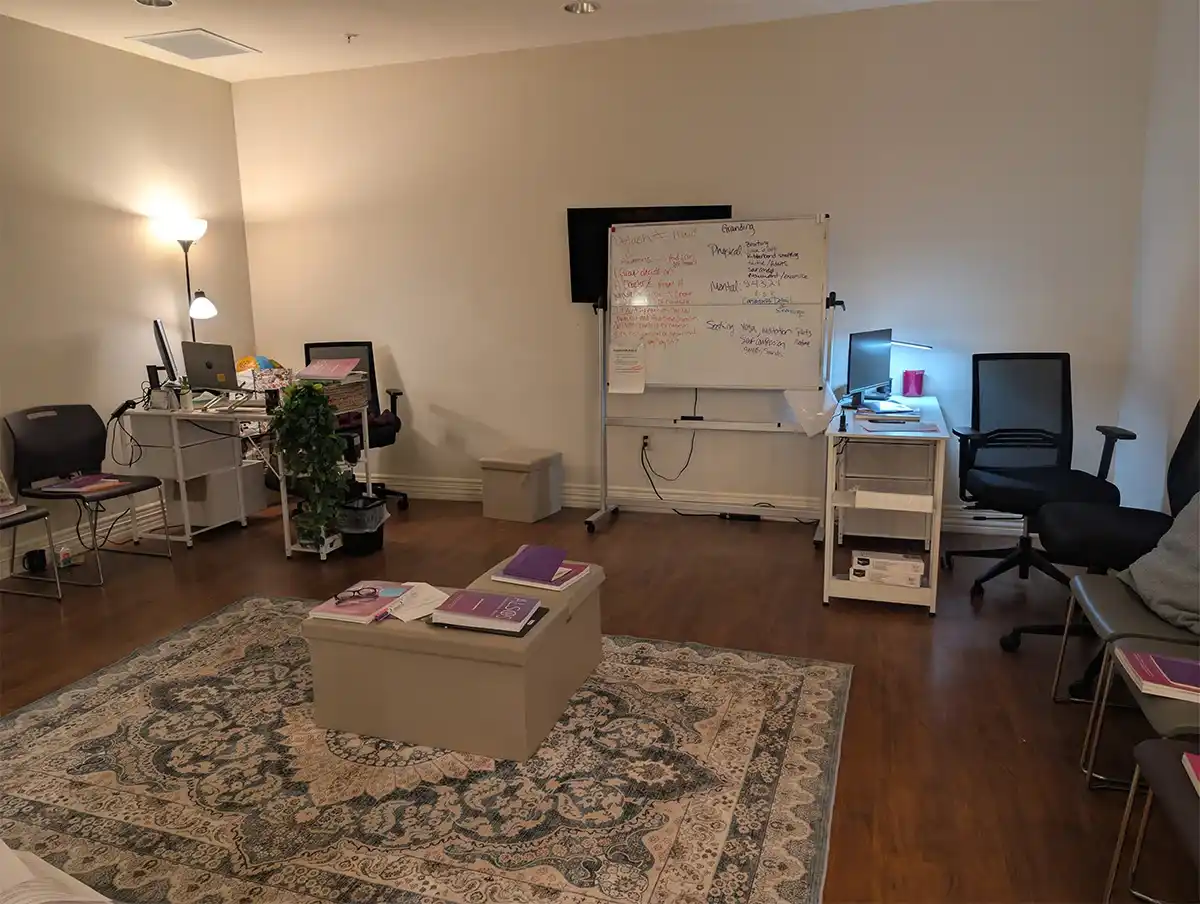 A group room at Spring Grove Recovery in Colorado Springs, Colorado