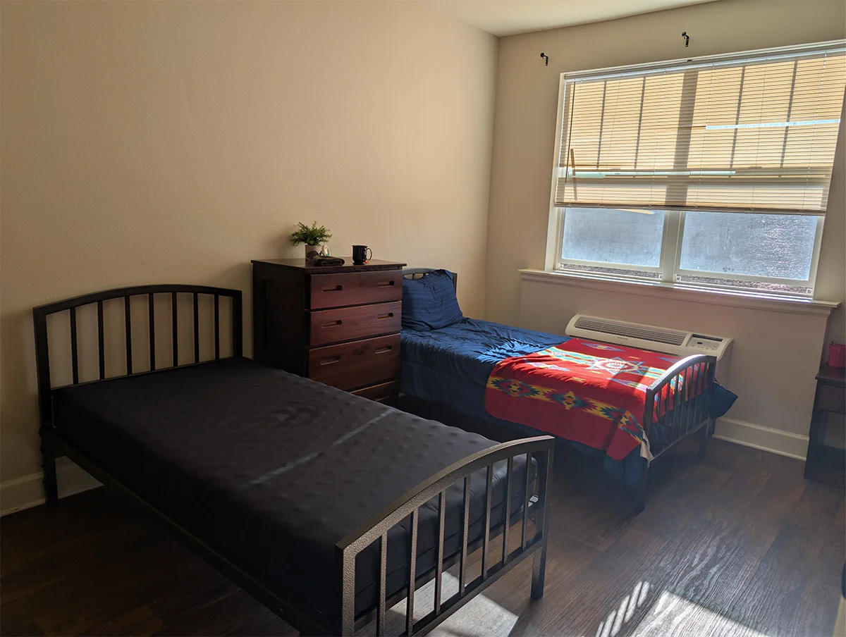 A patient bedroom at Spring Grove Recovery in Colorado Springs